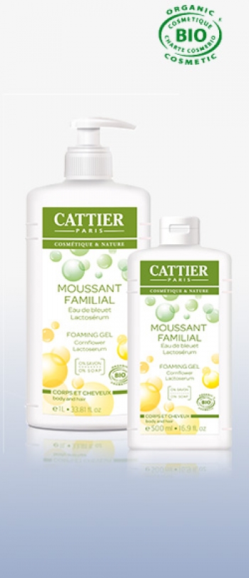 Cattier - Душ гел -  MOUSSANT FAMILIAL - 500 ml.