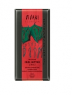 Био натурален шоколад с чили, какао 70 % Vivani